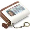 GAEKEAO Portafoglio Donna Carta di Credito Portafoglio Donna Piccolo Portamonete Blocco RFID Tasca con Cerniera Piccolo Portacarte