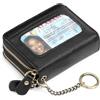 GAEKEAO Portafoglio Donna Carta di Credito Portafoglio Donna Piccolo Portamonete Blocco RFID Tasca con Cerniera Piccolo Portacarte