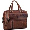 STILORD 'Matthew' Borsa Tracolla Donna e Uomini Pelle Vera - Cartella Portadocumenti A4 Elegante - Borsa PC 15,6-16 Pollici - Ventiquattrore da Lavoro a Tracolla, Colore:salerno - marrone