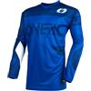 O'NEAL | Maglia da Motocross | Enduro MX | Tessuto Traspirante, Protezione Imbottita dei Gomiti, vestibilità per la Massima libertà di Movimento | Element Jersey Racewear | Adulto | Blu | Taglia M