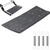 LALAGO 1 pezzo tappetino per gradini camper, tappetino antiscivolo per gradini camper, gadget e accessori per camper, tappetino per roulotte, decorazione per camper, tappeto da campeggio (Grigio)