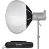 NEEWER Lanterna Softbox da 50 cm, diffusore di luce a 360° a sgancio rapido, montaggio Bowens, Softbox con lega di nylon leggera per luci video LED continue RGB CB60 CB60B CB200B MS60B MS60C MS150B