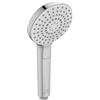 Ideal Standard - Doccia a mano Idealrain Evo, soffione doccia a risparmio idrico con 3 tipi di getto (pioggia delicata, massaggio, pioggia delicata), Ø 11 cm, cromato