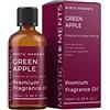 Mystic Moments | Olio di fragranza di mela verde - 100 ml - perfetto per saponi, candele, bombe da bagno, bruciatori di olio, diffusori e articoli per la cura della pelle e dei capelli