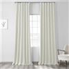 HPD Half Price Drapes Tende oscuranti vintage per camera da letto e soggiorno, 127 x 213 cm, tessuto termico in lino, FLCW-CBO191-84 (1 pannello) Starlight bianco sporco
