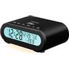 Logilink SC0121 - Sveglia radio con indicatore di temperatura, timer per addormentarsi, con porta USB per la ricarica di telefoni cellulari, tablet, eReader