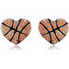 URONE Orecchini da basket, in argento Sterling, ideali come regalo per donne e ragazze, Argento sterling, Nessuna pietra preziosa