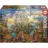 Educa - Puzzle da 8000 pezzi per adulti l La città dei sogni. Misura: 192 x 136 cm. Include il servizio di parti smarrite fino a esaurimento scorte. Da 14 anni (19570)