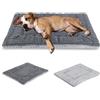 IEUUMLER Memory Foam Materasso per Cani, Cuscino per Cane Gatto, Pelosa Morbida Lavabile Doppio Uso Materasso per Grande Medio Piccolo Cani Gatti FC020 (Grigio, XL-100x80cm)
