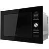 Cecotec Microonde da incasso digitale GrandHeat 2590 Built-In Nero 900 W, Incasso, 25 litri, Touch, Grill 1000 W, 8 funzioni preimpostate, Timer