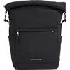 Tommy Hilfiger Zaino Uomo Rolltop Backpack Bagaglio a Mano, Nero (Black), Taglia Unica