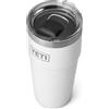 YETI Rambler Cup, Vacuum Insulated Stainless Steel Stackable Cup with Magslider Lid, White, 20 oz (591 ml)