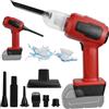 Chengsuwei Mini aspirapolvere a batteria per Milwaukee 18V, 10000Pa, aspirapolvere portatile 2 in 1, adatto per la pulizia della casa, dei peli di animali domestici, della scrivania e dell'auto (senza batteria)