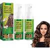 Dyceittdia 2pcs Mousse per lo Styling dei Ricci, Mousse modellante per ricci soffici, Trattamento idratante Schiuma Mousse Styling, 2pcs*60ml, shampoo