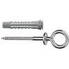 Masidef: Member of the Würth Group - Tasselli universali a 4 settori diametro 6 x 30 mm con occhiolo chiuso 25 pezzi.