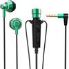 Courtieyeardceastea Auricolare Microfono a condensatore Cuffie in-ear Cuffie con cancellazione del rumore Cuffie Pickup a 360 gradi Auricolari omnidirezionali 1,2 m Verde