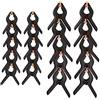 Juibao 20 morsetti a molla in nylon, in plastica resistente, set di 10 morsetti da 5,1 cm, 10 morsetti da 7,6 cm.