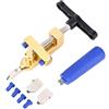 Jenngaoo Tagliapiastrelle Manuale, Utensile Manuale per Taglio Piastrelle di Vetro 2 in 1 Kit Set di Utensili da Taglio per Apri Manuale da 3-15mm per Fai da Te