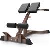 HYO&ZOY Multifunzione sedia romana estensione della schiena macchina iperestensione panca addominali esercizio forza gambe trainer for palestra domestica altezza regolabile capacità massima 300 kg