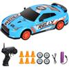 Gobesty Macchina Telecomandata, RC Drift Car 1:24, Auto Telecomandata Bambino, 15 KM/H 2.4GHz Deriva Telecomandata Auto 4WD RC Car con Luce LED, Regalo per Ragazzi Bambini da 6 8 9 10 Anni (Color C)