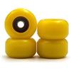 SPITBOARDS Fingerboard Bearing Wheels, CNC Poliuretano, Set di 4 Ruote per Dita (Giallo)