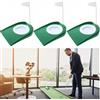 Wenyue 3 Pezzi Coppe da Golf,Coppa per Il Putting da,Attrezzatura da Golf,Coppa del Foro da con Foro Regolabile e Bandiera,Tappetino Putting da,per Migliora la Postura dello Swing