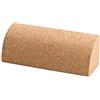 Kork-Deko Blocco Yoga Sughero | Mattone Yoga in 100% sughero naturale | Perfetto per yoga e pilates principianti e professionisti | Forma quarto con bordi arrotondati - 23 x 8 cm (Yoga Block Quarter)