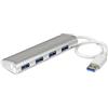 StarTech.com Hub USB a 4 porte, Da USB A a 4 porte USB-A, USB 3.2 5Gbps, alimentato tramite bus, hub portatile per laptop