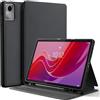 EasyAcc Custodia per Lenovo Tab M11 TB330 2024 11 pollici con Pen Holder, Sottile Folio Stand Protettiva Tablet Cover, Multi-Angolo Visualizzazione, Nero