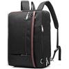 CoolBELL Borsa Multi-Funzione, da Lavoro, Convertibile Zaino, da Viaggio, con Manico e Tracolla per Computer Portatile da 15,6 Pollici, per Uomo e Donna (Nero)