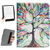 HoYiXi Universale La Custodia per eReader da 6,8,7, Compatibile con Kindle Paperwhite, Colorsoft, Kobo, PocketBook, Tolino e Sony. corda a mano elastica Case per 6-7eReader, Albero
