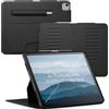 ZUGU CASE iPad Air Custodia 13 (M4 2026/M3 2025/M2 2024) iPad Pro 12.9 (3a/4a Generazione) Cover Protettiva con 10 Angoli Regolabili Magnetico, Ricarica di Apple Pencil, Auto Svegliati/Sonno [Nero]