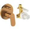 Duravit Wave miscelatore monocomando, per vasca e doccia, WA4210008004, Wave bronzo spazzolato [Rubinetteria Bagno > Rubinetteria Doccia]