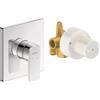 Duravit Manhattan rubinetto doccia da incasso con miscelatore, MH4210007010, Manhattan cromo [Rubinetteria Bagno > Rubinetteria Doccia]