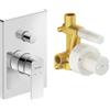 Duravit Manhattan miscelatore monocomando, per vasca e doccia, MH4210008010, Manhattan cromo [Rubinetteria Bagno > Rubinetteria Doccia]