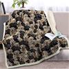 BlessLiving Coperta in pile con labrador retriever, motivo con labrador retriever, per donne, ragazze, mamme, viaggi, per letto singolo, 130 x 150 cm