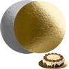 Be Your Packer Set de 10 Supporti per Torte 30 cm Oro/Argento | Vassoio Torta Rotondo in Cartone da 1 mm di spessore, Sottotorta tondo per Decorazioni per Torte e Dolci | Base per Torta Argento e Dorato