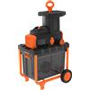 Black & Decker Biotrituratore Elettrico Potenza 2800 Watt Sistema di taglio automatico colore Nero Arancione - BEGAS5800