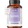 Alpha Foods Melatonina 0,5 mg | 180 Capsule | Integratore Sonno con Magnesio, L-Triptofano, Passiflora, Lavanda, Camomilla e Vitamina B6 | per dormire e Jet Lag | Favorisce il Rilassamento | Alpha Foods