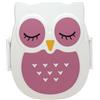 Yuko B - Bento Lunch Box Gufo Rosa - Contenitore per il gusto per bambini e adulti - Scatola per il pranzo - Lunchbox ermetico e senza BPA - Adatto per microonde e lavastoviglie