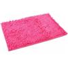 Cicilin Tappeto da bagno in microfibra spessa, morbida e assorbente, in ciniglia, antiscivolo, lavabile in lavatrice, per pavimento, vasca e doccia, 60 x 90 cm, colore: rosso rosa
