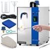 Mxmoonant Pulitore a Vapore per Gioielli, Serbatoio da 2L, 1200W, con Pinzette, Filtro a Maglia Fine, Asciugamano 30x70cm, per la Pulizia di Argento, Oro, Gemme, Diamanti