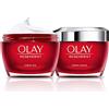 Olay Regenerist - Crema viso giorno e notte, confezione da 2 pezzi, formula con acido ialuronico vitamina B3 e niacinamide, 24 ore di idratazione, 100 ml (2 x 50 ml)