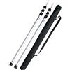 Kuashidai 2 Pz Tenda Telescopica Bastoni Regolabile in Lega di Alluminio per Tenda Campeggio Rifugio Tenda RV Auto Moto Campeggio