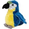 Uni-Toys - Pappagallo Plushie (blu) - 13 cm (altezza) - Uccello di peluche - peluche