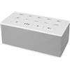 BIGMONAT Macchina Per Il Rumore Bianco Per Adulti, Ricarica USB, Portatile, Adatta Per La pPrivacy E La Riduzione Del Rumore, Con 10 Suoni Naturali Di Alta Qualità (Bianco Classico)