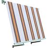 Linea Garden Friend Tenda da Sole a Caduta con Bracci, Rullo in Alluminio e Copertura in Poliestere, Attacco a Parete, Altezza 245 cm, Lunghezza 245 cm, Colore Riga Beige