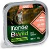 MONGE BWILD GRAIN FREE GATTO SALMONE CON ORTAGGI GR 100