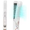 OBEST Airflow Styler Arricciacapelli, Curler per Capelli e Raddrizzatore per Capelli 2 in 1, 360° Piastra Capelli,Riscaldamento Rapido 30s, 5 Temperature Regolabili(140 ℃-220 ℃)