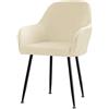 RTSFKFS 2/4/6 Pezzi Copripoltrona Elasticizzato Ufficio Coprisedia con Braccioli Fodera Poltroncina Sala Pranzo Jacquard Casa e Cucina Soggiorno Impermeabile Copertura Sedia da Scrivania ( Color : #3 , Size :
